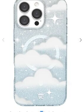 Velvet caviar In the Clouds Stardust iPhone Case
